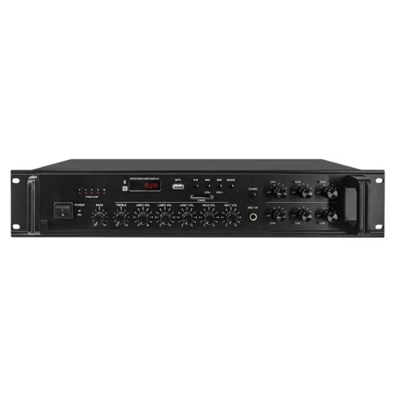 

6 zone pa amplifier for 100v public address system