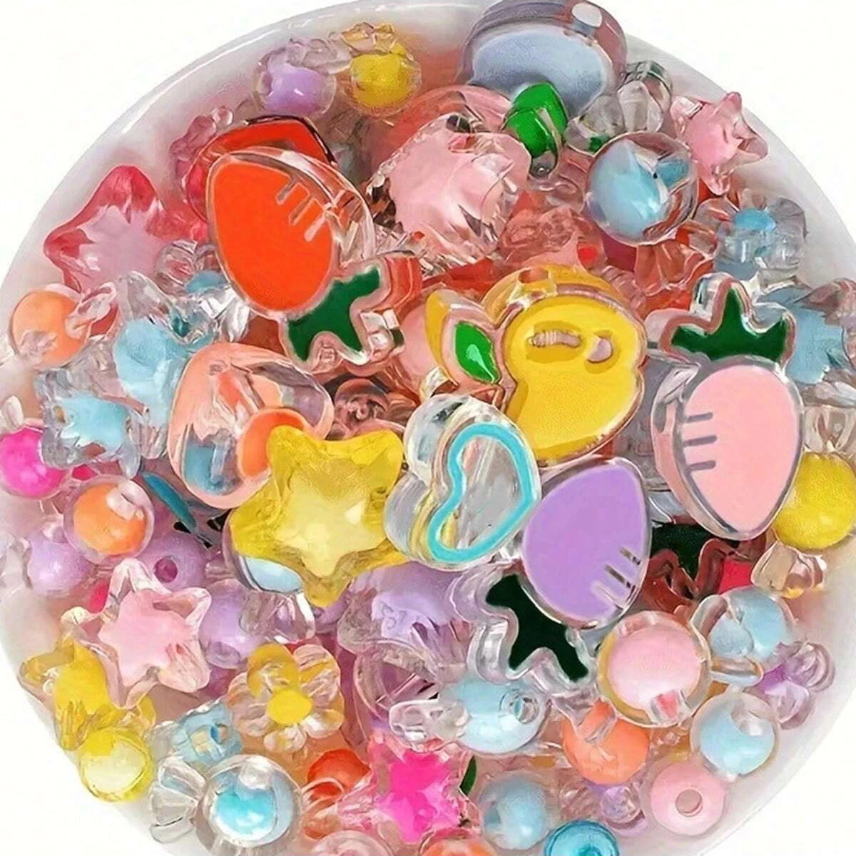 30g/1.06oz/bag 6-12mm Mixed Cute Styles Loose Beads ForJewelry Making Creative DlY Bracelet Necklace Decors Beaded Supplies image 5
