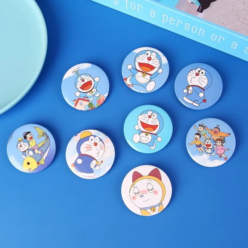 عبقور بروش مستدير للبنين بنات Kawaii أنيمي ازياء شارة نوبيتا نوبي تحصيل مجوهرات شارة التلبيب الملابس الديكور #3