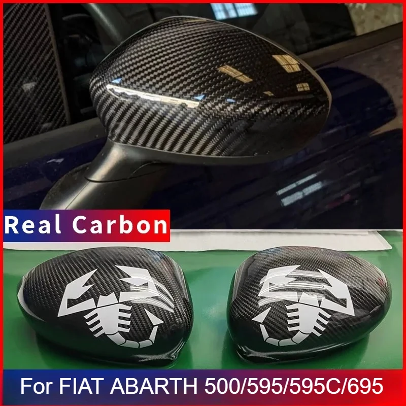 

Для FIAT ABARTH 500/595/595C/695 | Настоящее твердое сухое углеродное волокно | Зеркало заднего вида | Крышка корпуса | 07-23 | Модификация корпуса