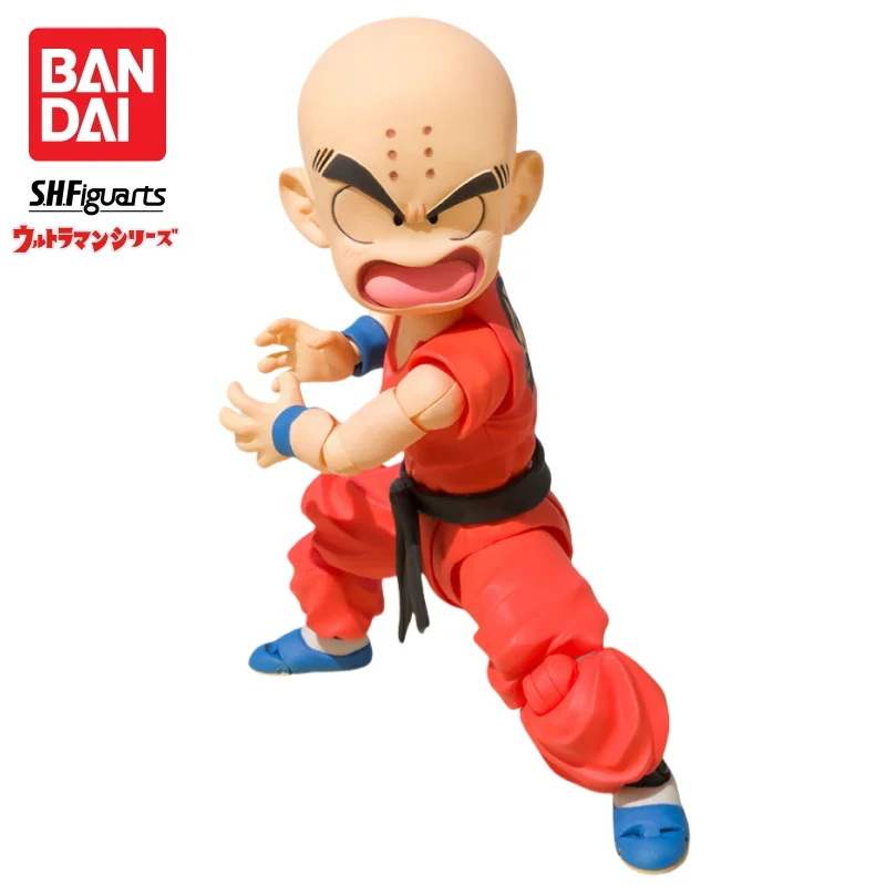 

In Stock Bandai S H Figuarts Original Dragon Ball Krillin Doll Brand New Boxed Action Figure Anime Characters Model Garage