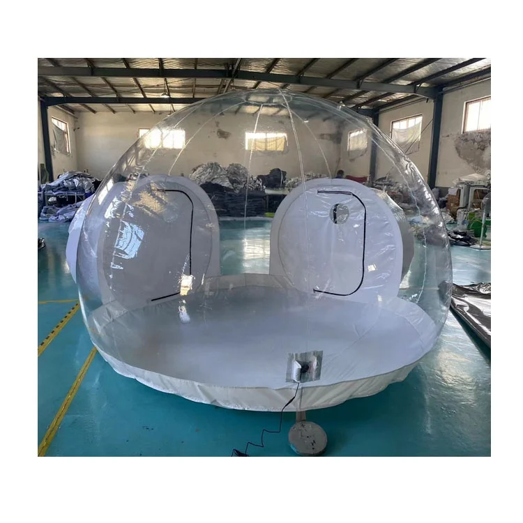 12ft diameter customized size clear bubble tent inflatable dome tent