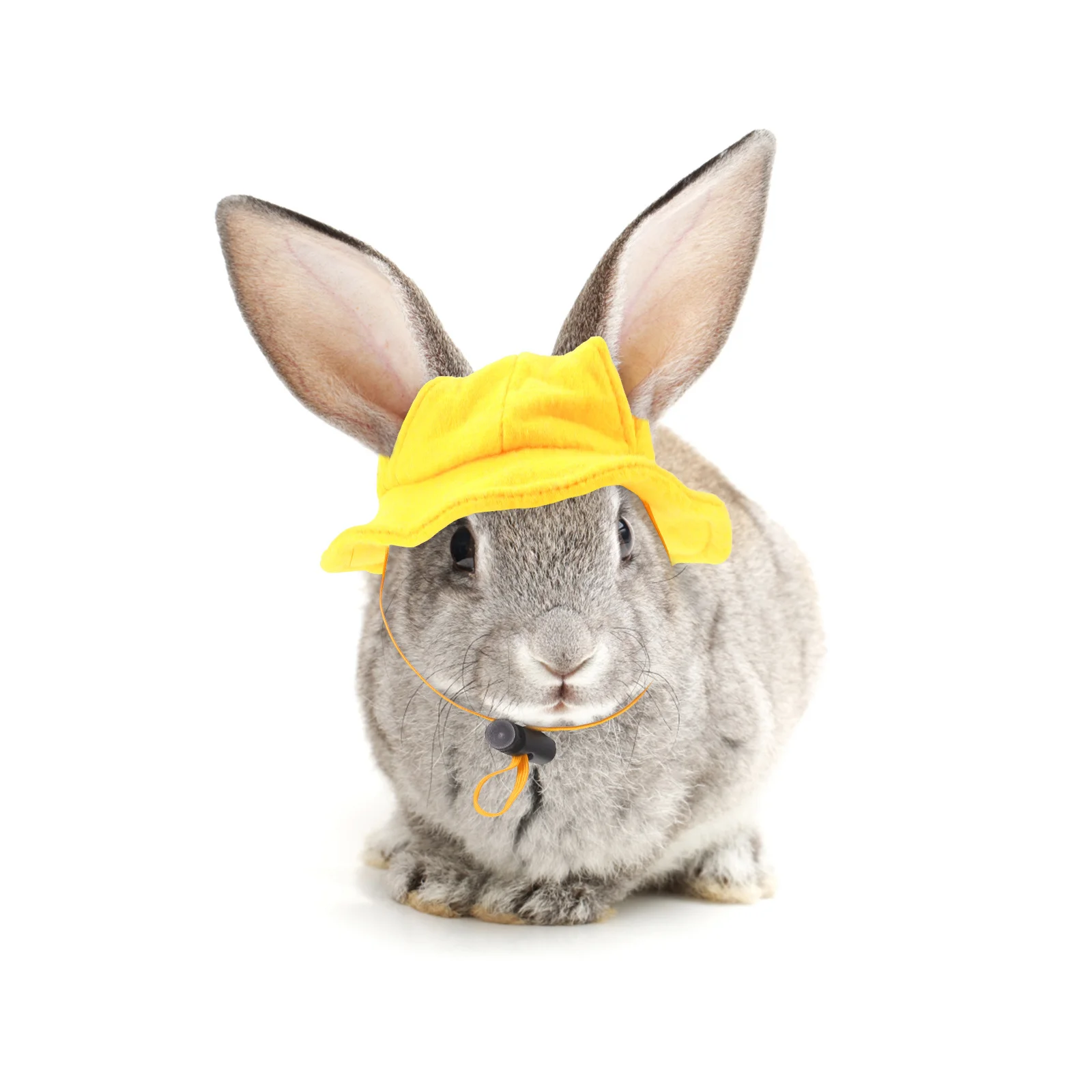 

1pcs Pet Yellow Hat Mini Felt Bunny Head Cover For Small Animals Rabbit Guinea Pig Hamster Costume Accessory Pet Supply Decor