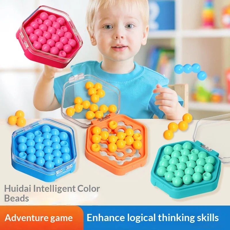 

Smart Beads Mini Ball Ball Intellectual Development Pocket Magic Beads Children's Double Battle Educational Board Game Toys
