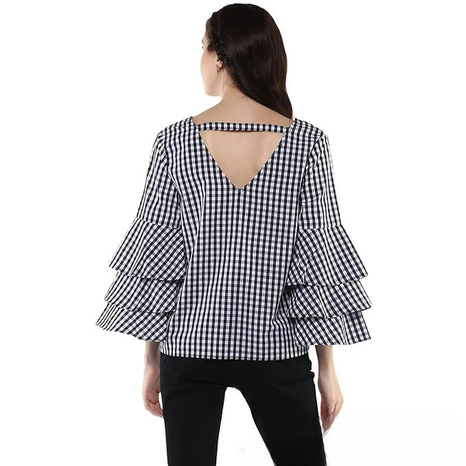 New Spring Summer Gezi Hoodie V-neck Shirt Fashion Versatile Casual Women's Top