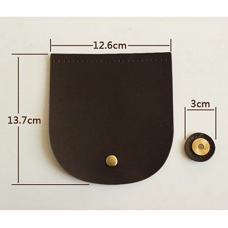 합금 버클이 있는 더미스 백 커버, 가방 플립 커버, DIY 핸드백 지갑, 숄더백 만들기 용품, 6 가지 색상