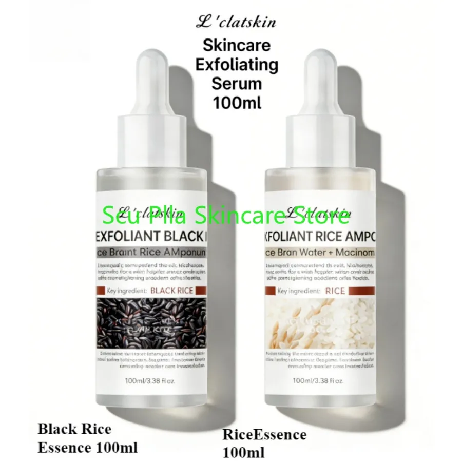 

Korean Skincare L'clatshin Peel Shot Exfoliant Rice Black Rice Ampoule 100ml
