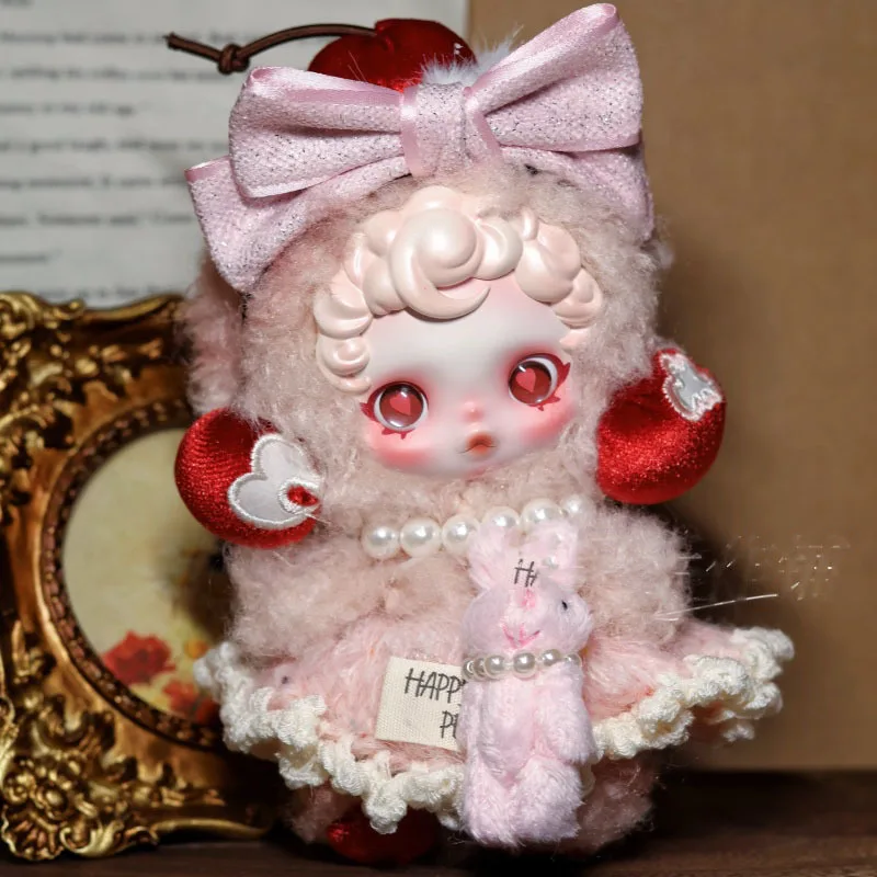 

Новая мини-кукла Diy 10 см, одежда для Skullpanda V3 You Found Me, серия Moldy Muffin, розовое платье, сменные аксессуары для кукол, подарки