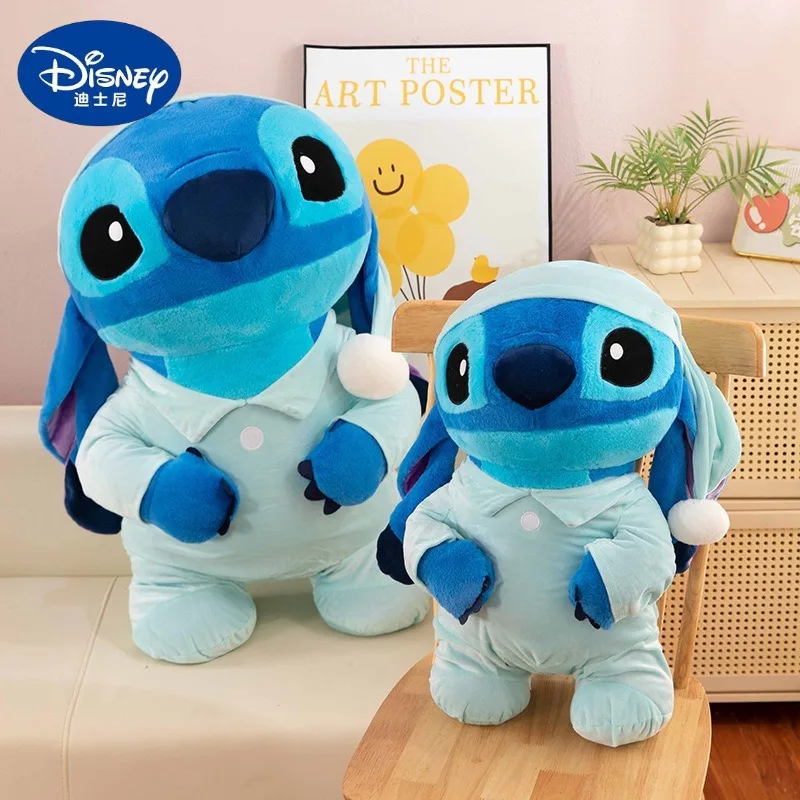 

30/45/65cm Big Size Pajamas Stitch Disney Anime Plush Stuffed Dolllilo & Stitch Room Decorated with Plushies Pillow Holiday Gift