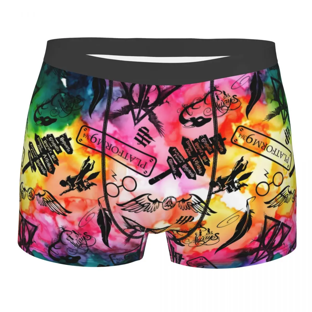 

Custom Novelty H-Harryes Cartoons Comic Printing Boxers Shorts Panties Men's Underpants Stretch Briefs Underwear