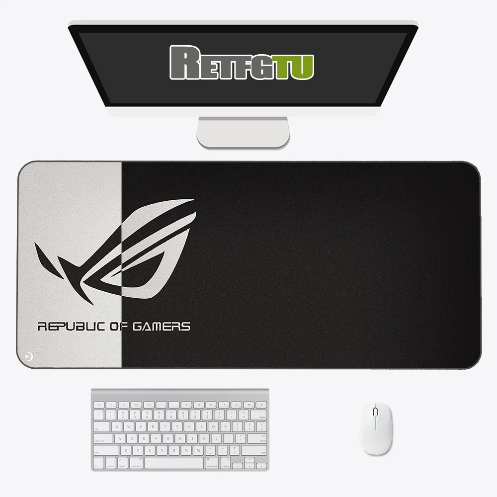 ASUS ROG Mouse Pad Gaming Mousepad Gamer Large Mouse Mat Computer Mousepad XXL Carpet Rubber Surface Mause Pad Keyboard Desk Mat