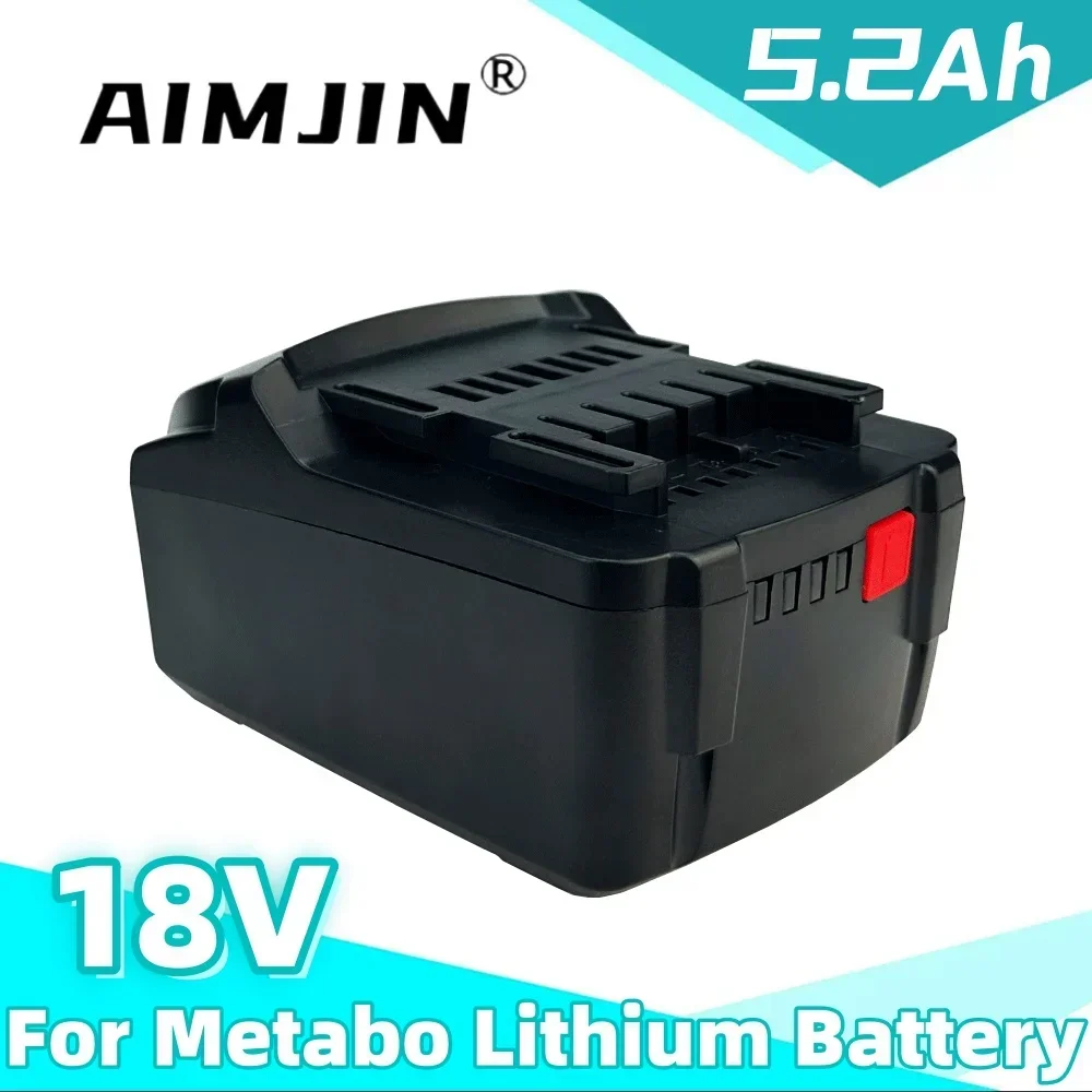 

18V 5200mah Battery for Metabo Cordless Power Tool Drill Drivers Wrench Hammers for Metabo 18V Battery 625592000 625591000