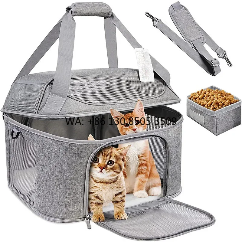 

In Stock Bestselling Cat Carrier Portable Large CatBackpack for Outdoor Use Detachable Breathable Foldable Large Capacity PetBag