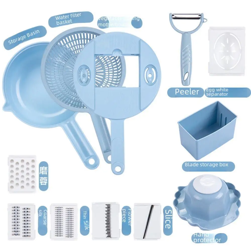 

Многофункциональная овощерезка-терка для картофеля с крупной бороздкой, бытовая, безопасная для рук, новинка 2024 года