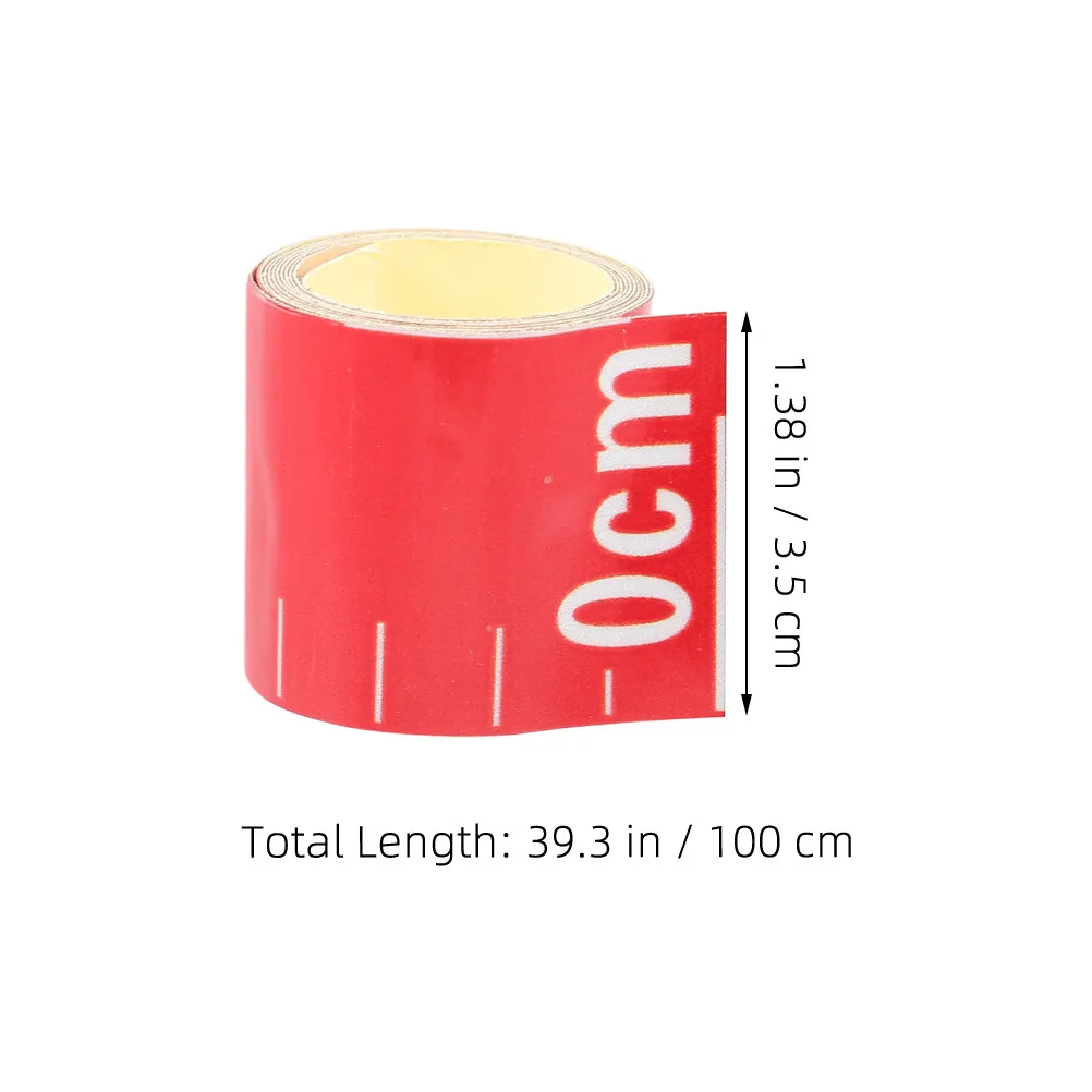 Water Level Measuring Tape Self Adhesive Waterproof Accurate Liquid Gauge for Tank Pool Industrial Use Adhesive Measure Tape