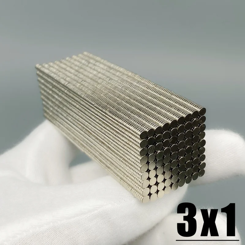50-2000pcs Standard Size 3x1 3x2 4x1 4x2 4x3 4x4mm N35 NdFeB Magnet Round Shape Office Fridge Magnets 3mm 4mm Magnetic Materials
