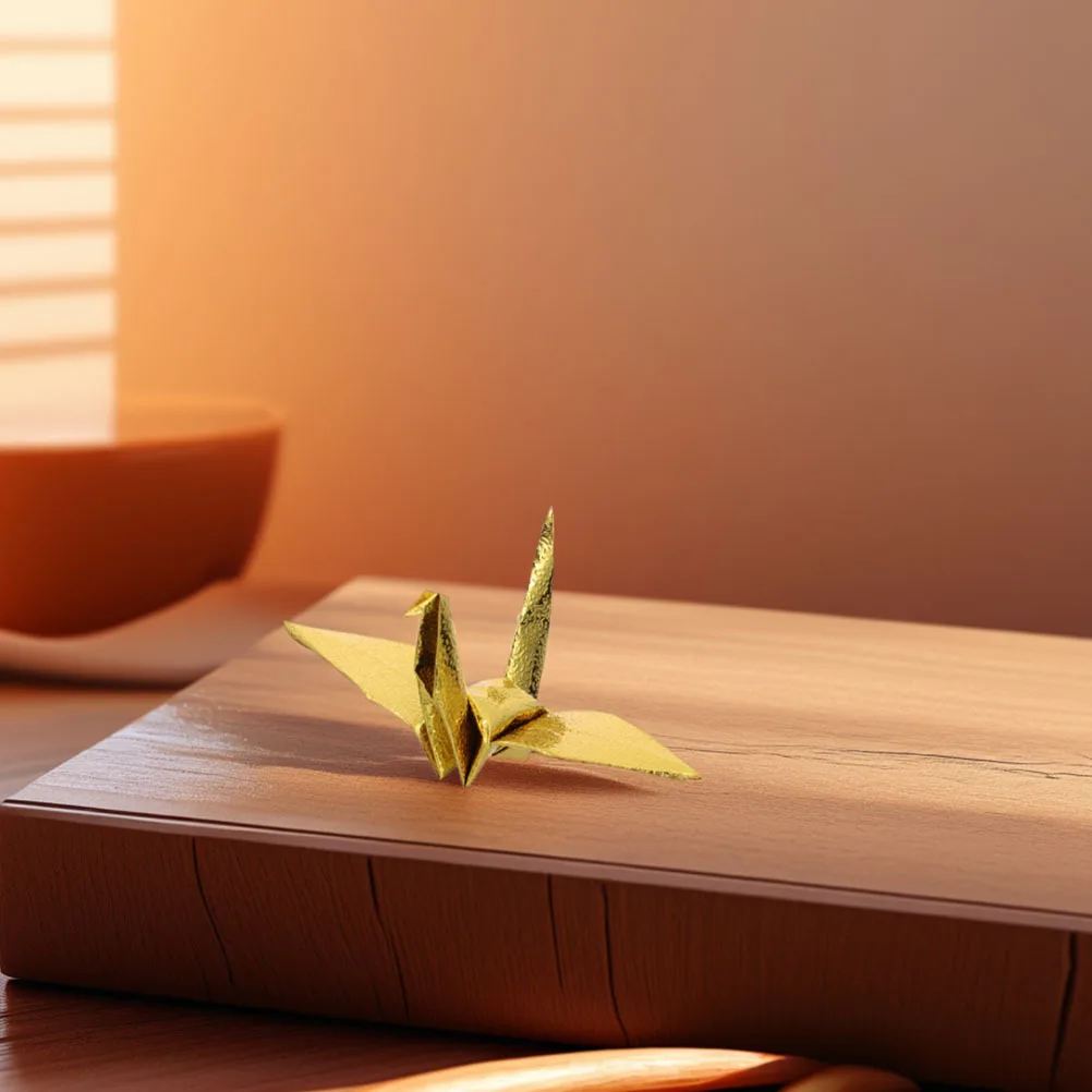 

200 Sheets Lustrous Origami Paper Bright Single-Sided Square Folding Paper for DIY Crafts Crane Heart Origami Folding Sheets