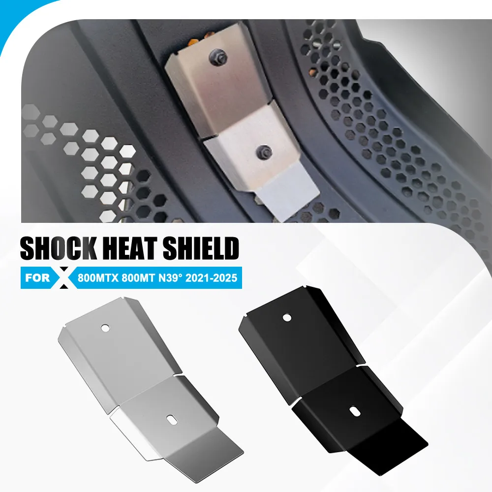 For CFMOTO 800MTX 800MT N39° 2021-2022-2023 2024 2025 Motorcycle Exhaust Pipe Heat Shield Cover Muffler Protector Guard MT800