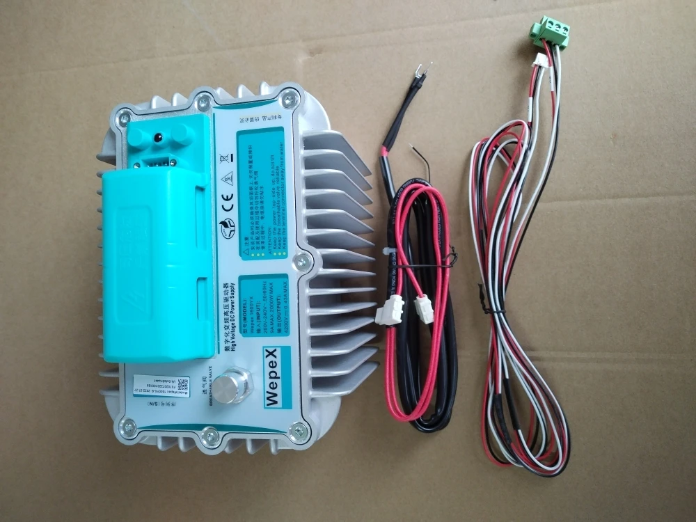 Accesorios para equipos de horno microondas Industrial Wepex 1600Y unidad de microondas refrigerada por aceite fuente de alimentación conmutada de frecuencia Variable