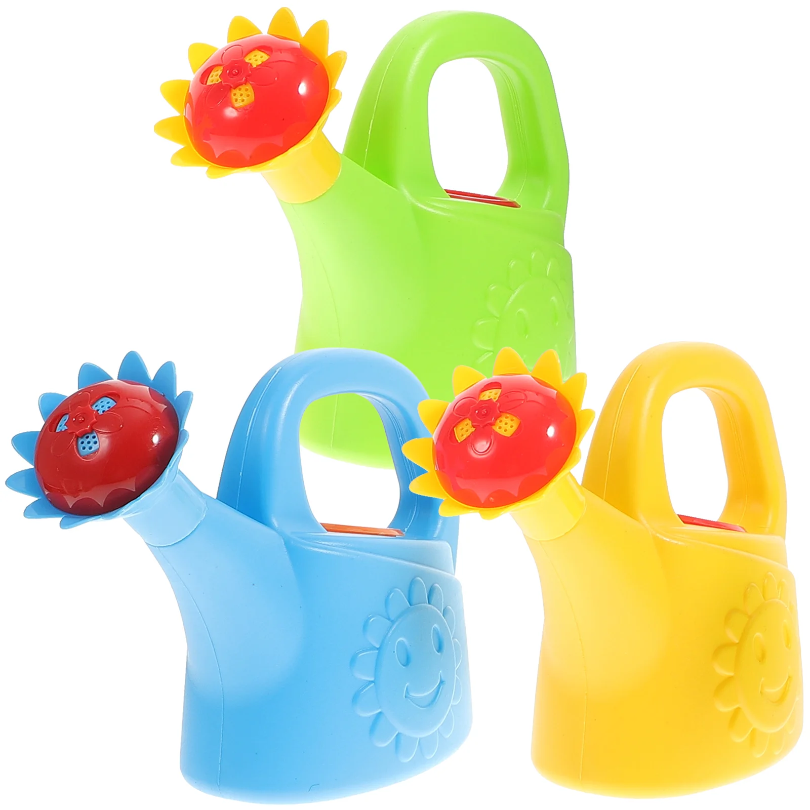 3 Pcs Chicken Watering Can Household Pot Bath Toy Interesting Outdoor Flower Multi-function Garden Plastic