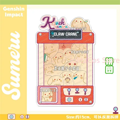 Genshin Impact Kaveh Alhaitham Cyno Tighnari Kawaii Puzzle Design Acrylic Standee Anime Desktop Ornament Room Deocr Gift Cosplay view 5