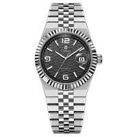 Reloj mecánico automático de lujo DULUNWE para hombre, Reloj con fecha para hombre, relojes de negocios luminosos resistentes al agua para hombre