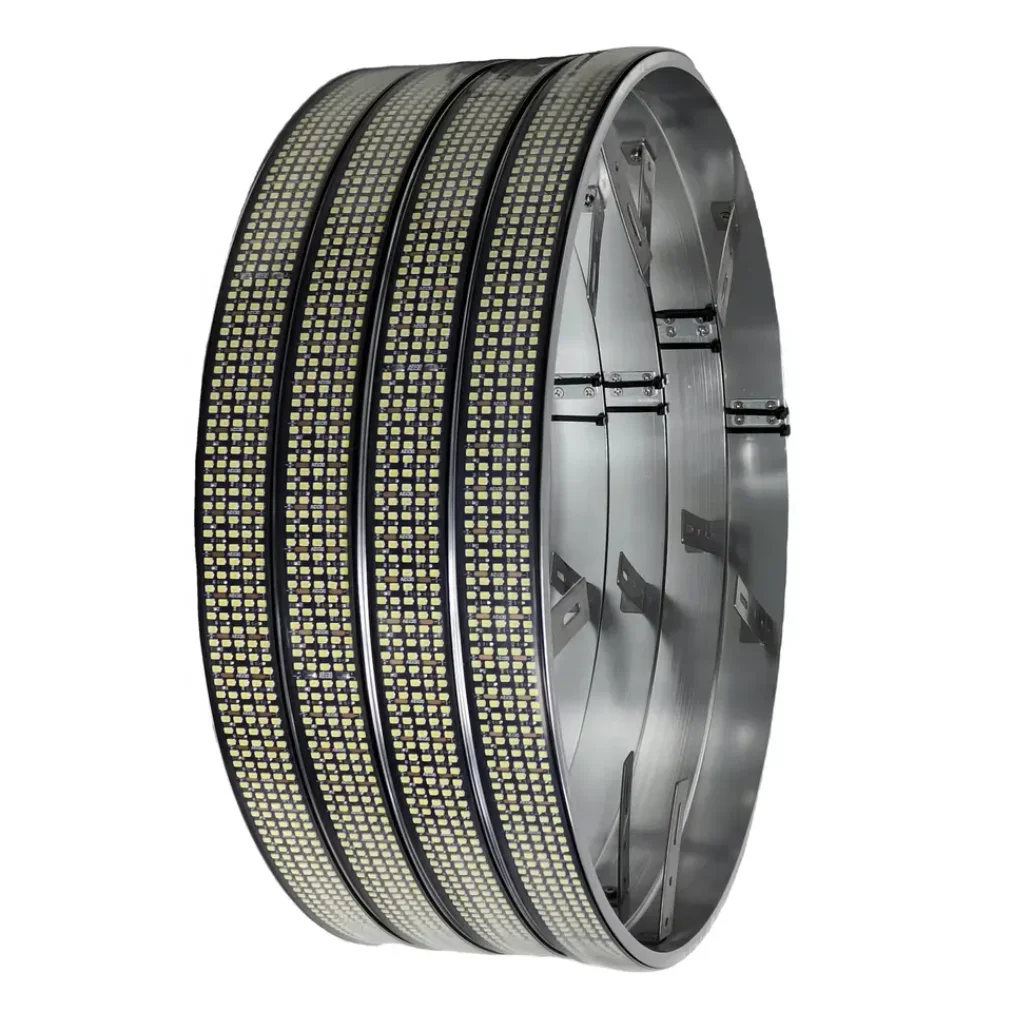 

-For Kingshowstar 17inch 5row Pure White LED Wheel Light 4680Leds Rim Lights Well Car Led Wheel Lights