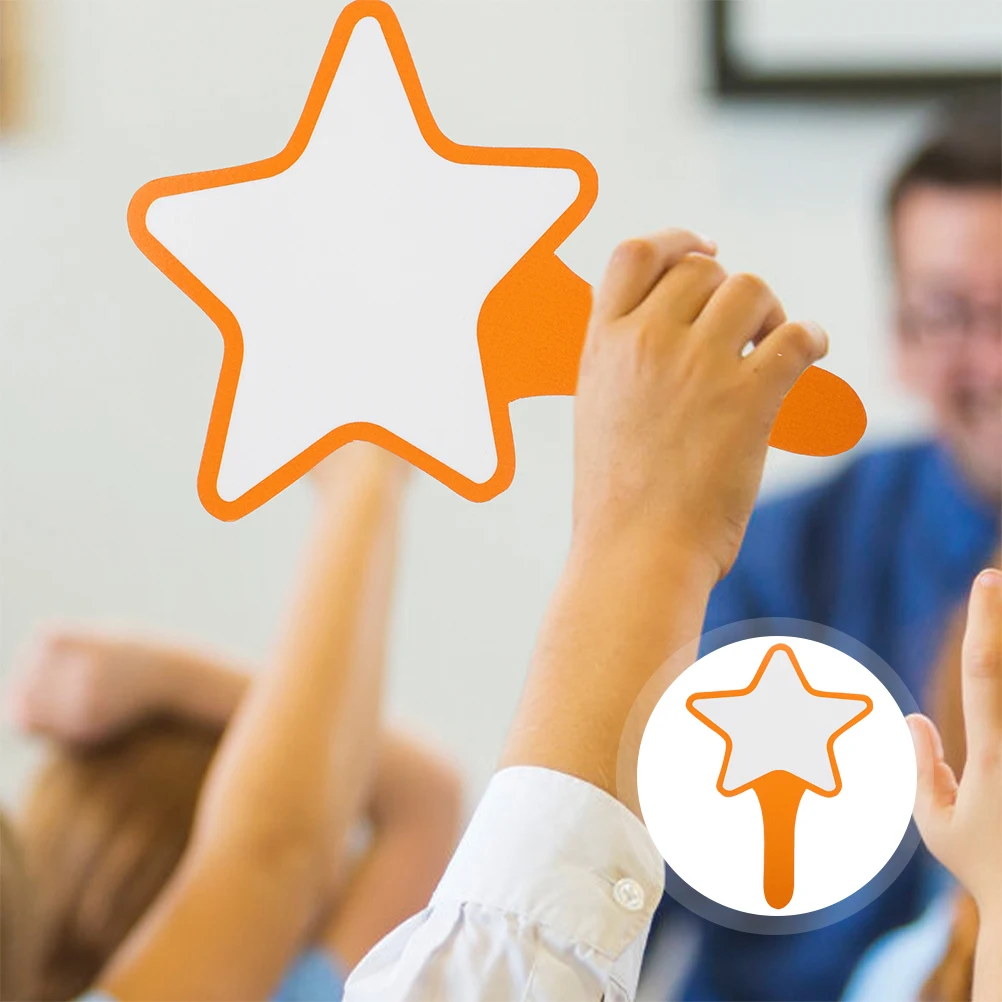 

Blank Scoreboard Dry Erase White Board Handheld Reusable Lightweight Voting Teaching Competitions Evaluation