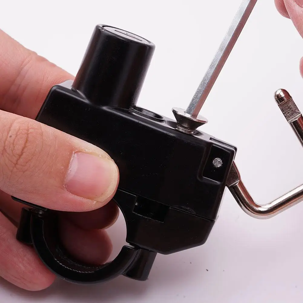 

Motorcycle Helmet Lock Anti-Theft Bicycle Helmet Security Locks with 2 Keys and Installation Tool Motorcycle Accessories