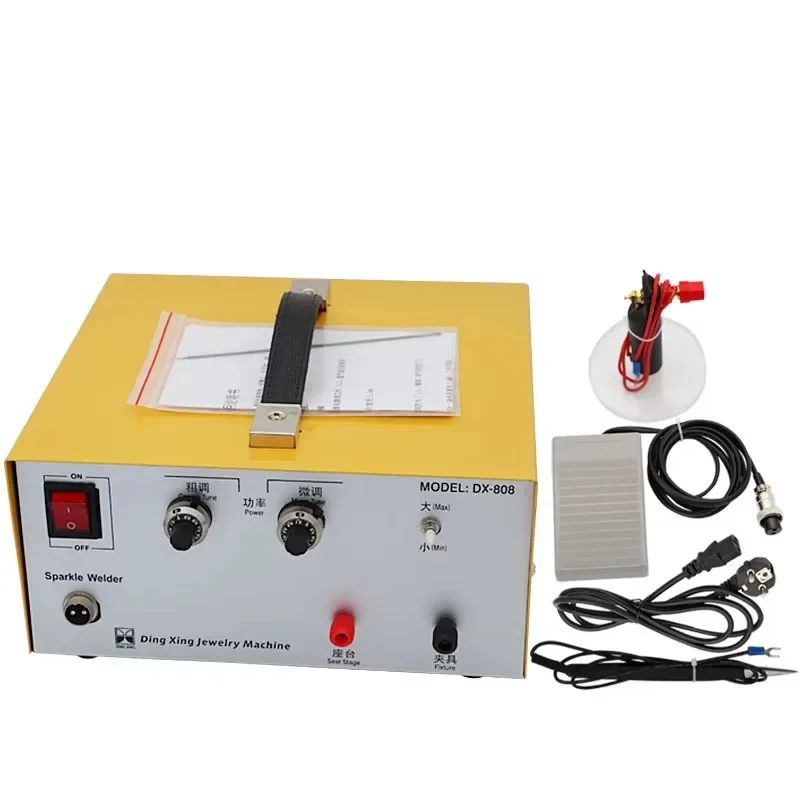 800W 80A Micro Electric Sparking Pulse Arc Welding Machine with Foot Pedal for Gold Jewelry Repair Spot Welder Tool Equipment