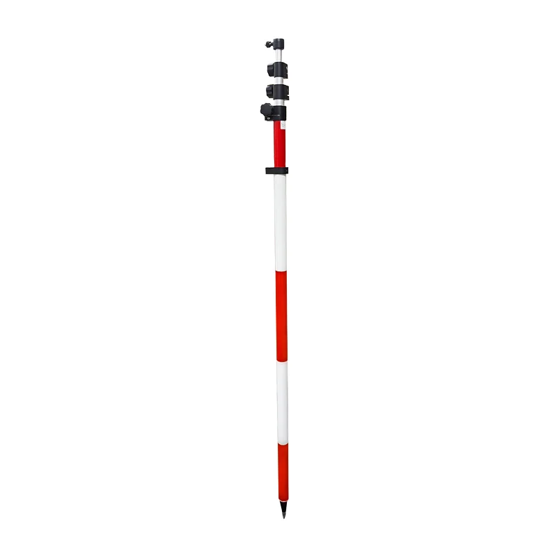 TLF 5.2M Aluminum Telescopic Pole for Land Survey Total Station Surveying Rod High Visibility Prism Instrument Parts Accessories