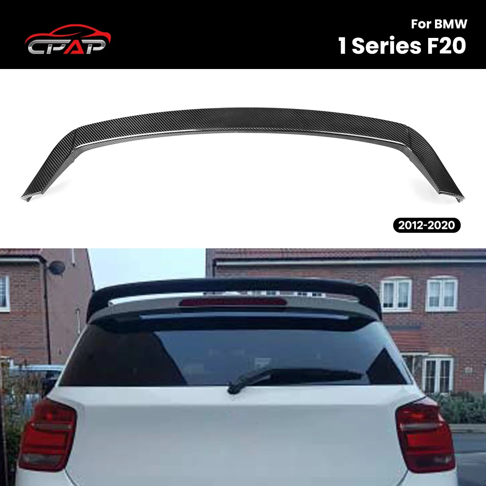 

Real Dry Carbon Fiber Rear Roof Spoiler Wing For BMW 1 Series F20 AC Style 2012-2020 Rear Trunk Spoiler Wing