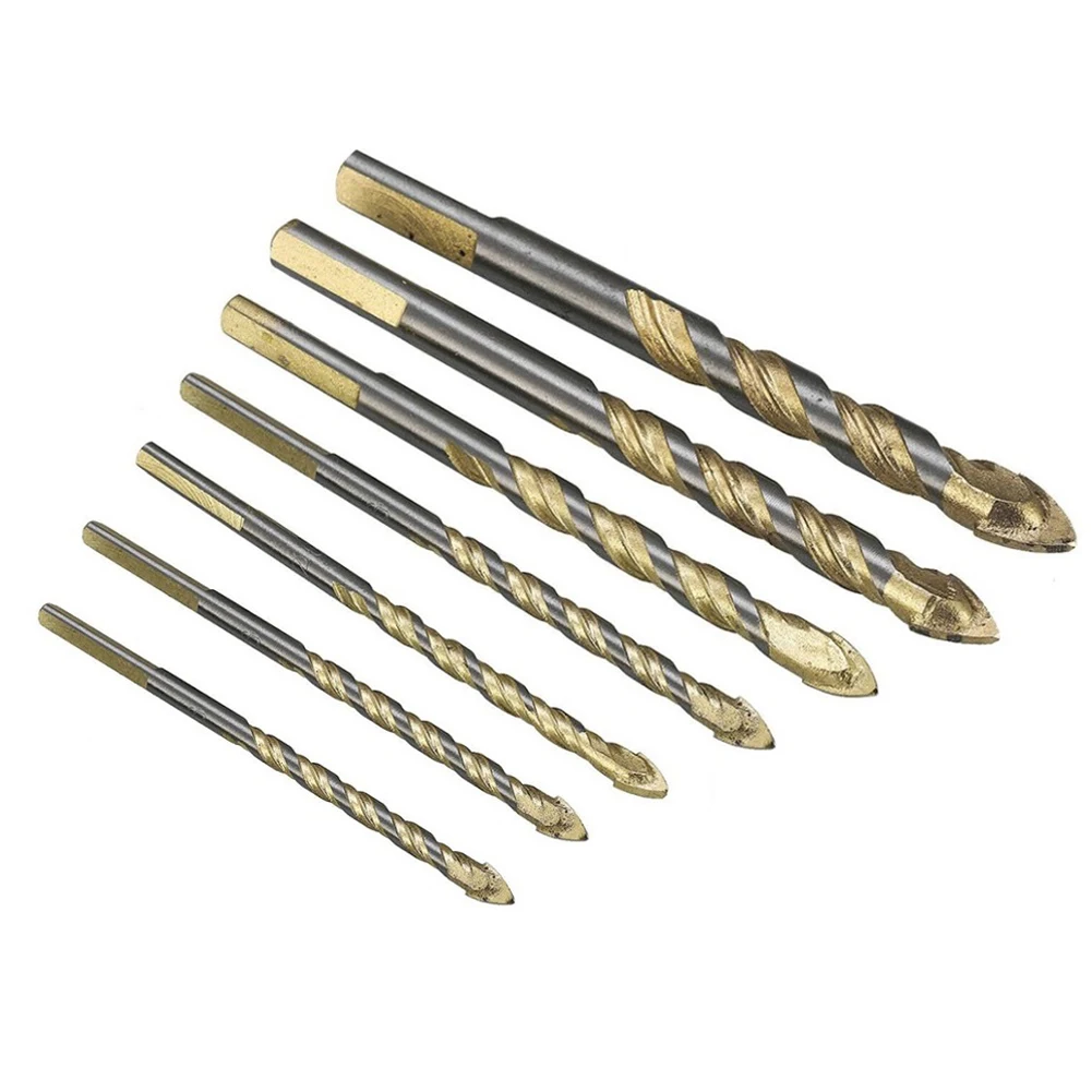 Woodworkning Tools Drill Bit Brick For Porcelain Tile 1pcs Concrete Glass Triangular Shape Handle High Quality