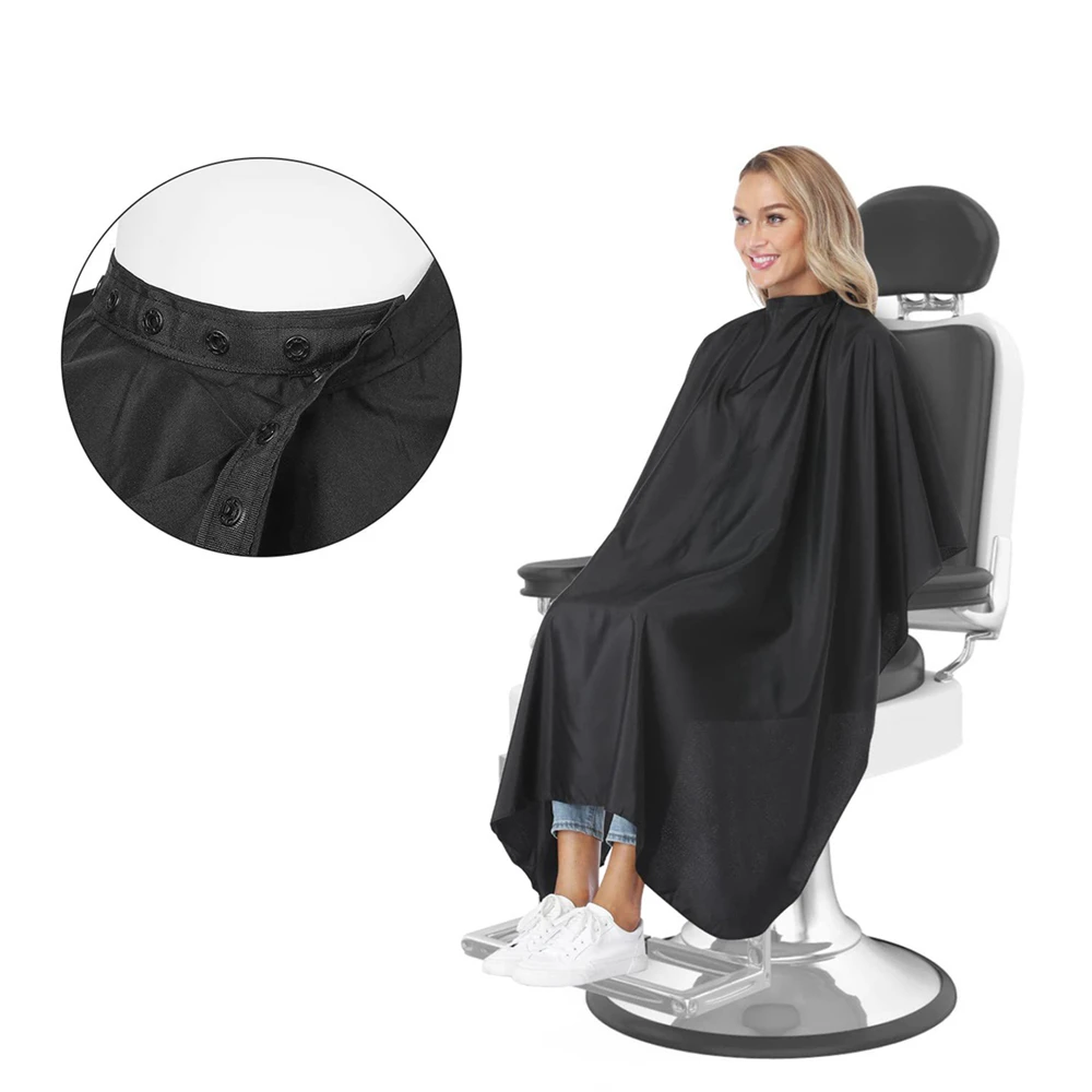 1PC Barber Haircut Cloth Adjustable Closure Hairdressing Apron Anti-static Barbershop Capes Waterproof Hairdresser Coats