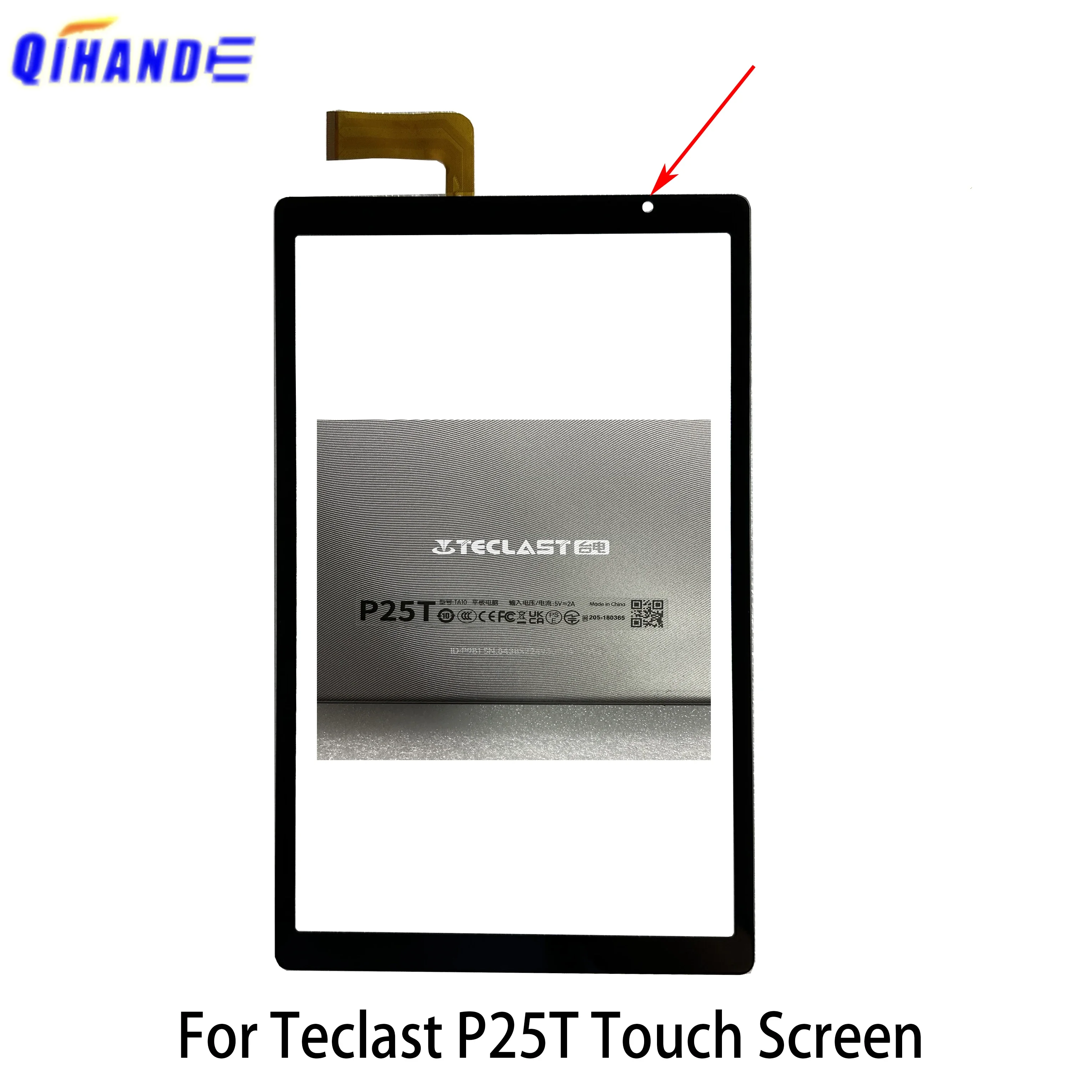 10.1 Cal ekran dotykowy szkło dla Teclast P25T P26T Tablet PC Panel czujnika digitizera wyświetlacz LCD ekran PX101G24A021 PX101A29A121 — zdjęcie 2