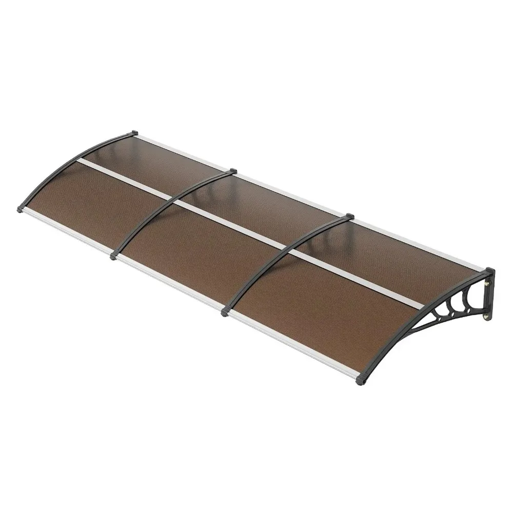 

Window Door Awning Canopy 38" x 117", UPF 50+ Polycarbonate Entry Door Outdoor Window Awning Exterior