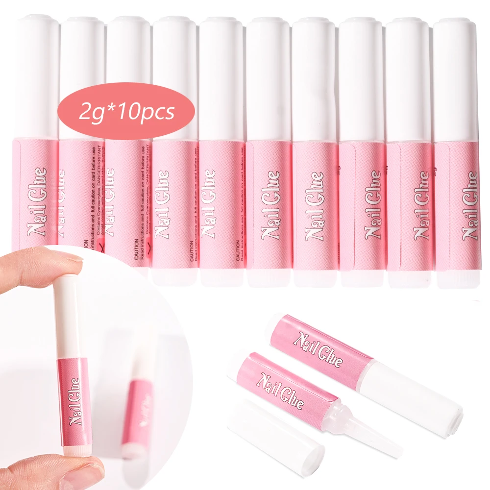5ml feste falsche Nagels pitzen Gel nicht fließend transparent klar klebend Strass Patch Gel spitzen Nagel verlängerung Bond UV Nagel kleber &