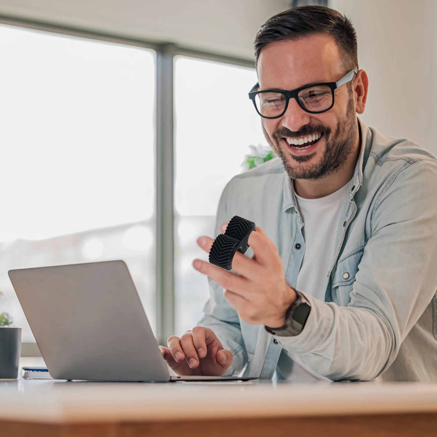 Jouet gyroscope enroulable du bout des doigts, soulagement de la pression, décompression unique, engrenage, nouveau