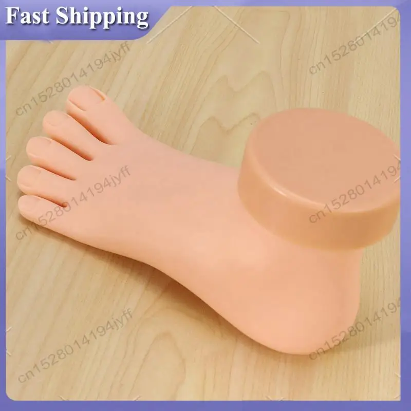 -ABDH 3X Practice Foot Model Flexible Movable Soft Fake Foot Tool For Nail Art Train