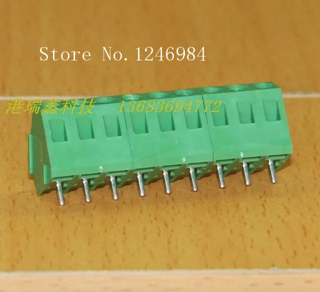 [SA]DECA Taiwan Progressive Alliance straight pin spacing 5.08 9 green terminal blocks MB322-508M9--20pcs/lot