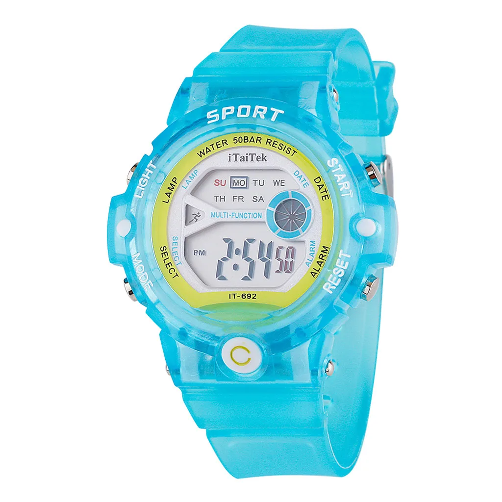 Children Sport Watch Multi Function Waterproof Luminous Fashion Electronic Watch