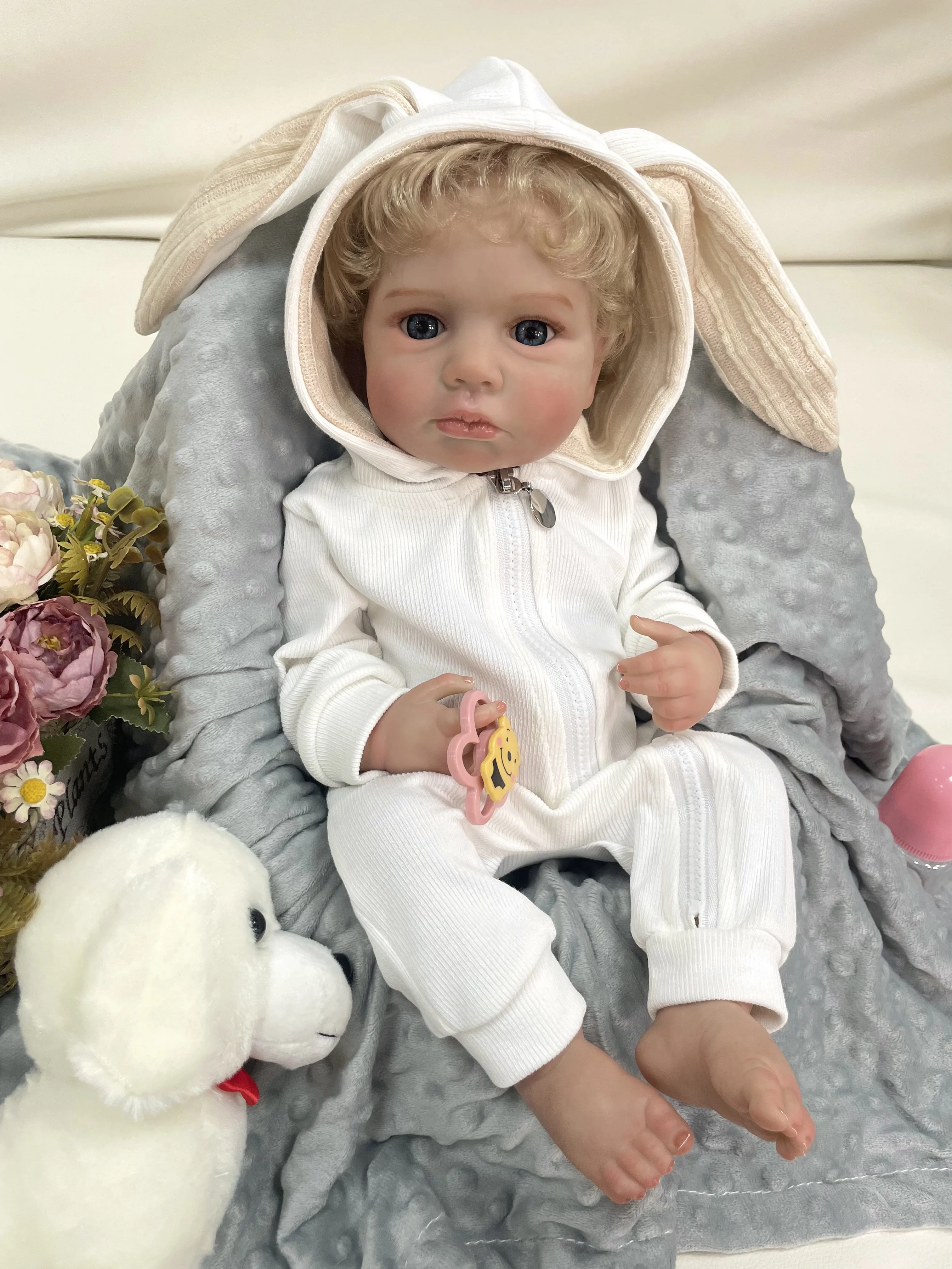 Cokela 20 pollici/50 cm Neonato Reborn Baby Doll Giocattoli per bambini Bambola in silicone Bebe Reborn fatta a mano
