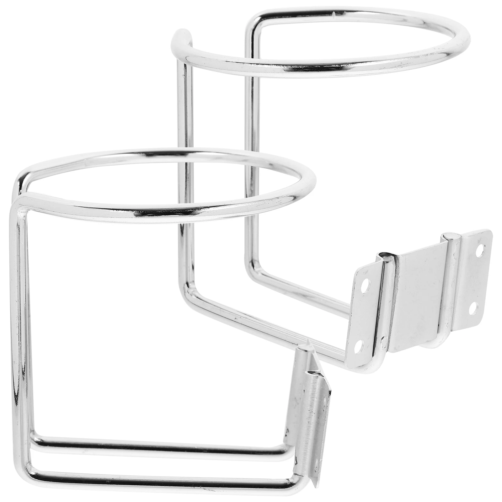 

2pcs Car Boat Rv Yacht Metal Drink Stand For Vehicles Universal Wall Mounted Holder Sturdy Iron Holder Multifunctional Easy