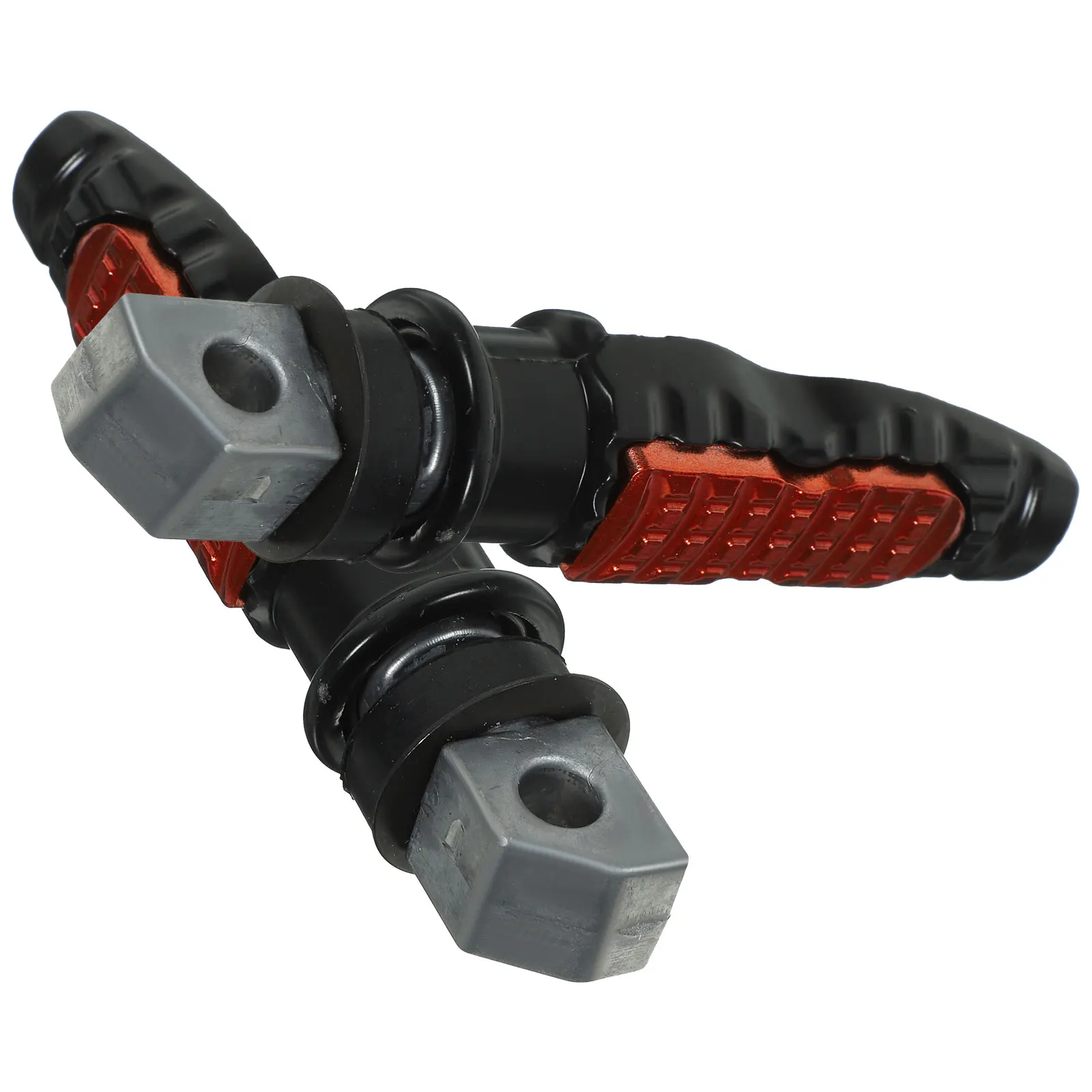 

2 Pcs Rear Foot Accessories Motorcycle Pegs Footrest Bike Universal License Plate