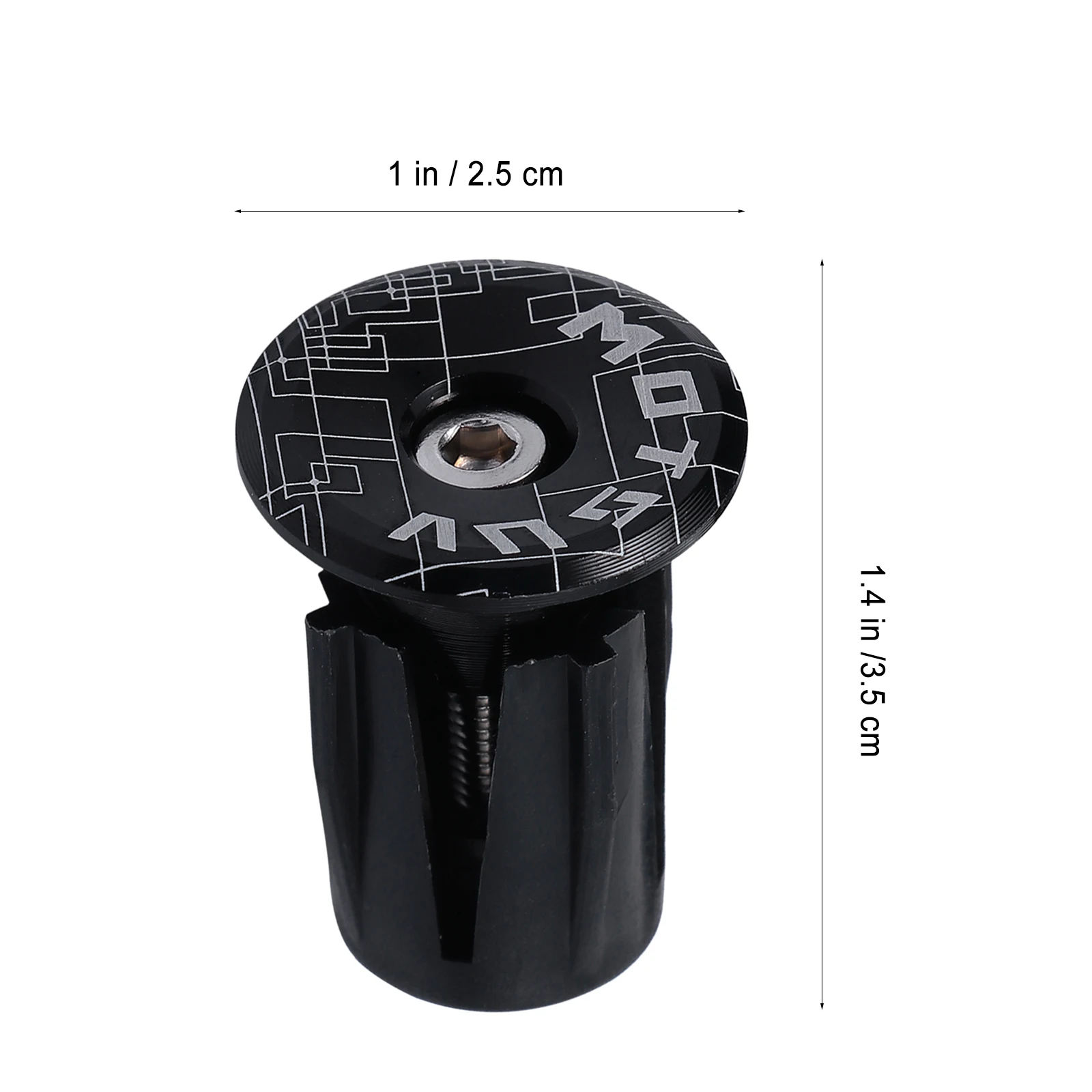 

2 Pcs Aluminum Alloy Handle Bike Handlebar End Plugs Cycling Riding Easy-to-install for (blocking Cover) Caps Durable