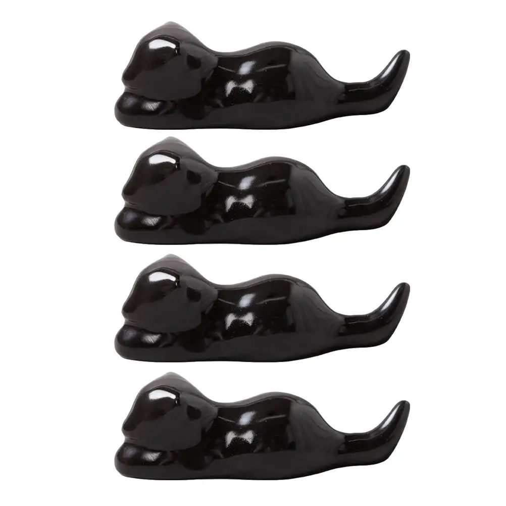 

4 Pcs Ceramics Cat Chopstick Rest Dining Room Table Decor Holder Chopsticks Rests