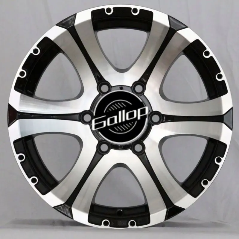 Gallop 15-16 Inch ET -25~10 New Off-Road Passenger Factory Made Wheels Aluminium Alloy with PCD 5x139.7 6x139.7 CB 108.1~110.5mm
