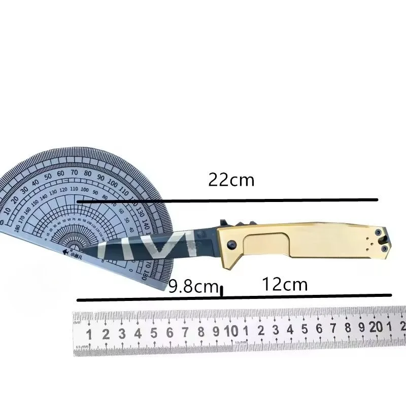 Coltello pieghevole NEMESIS-Goddess Coltello da caccia sul campo Coltello portatile per autodifesa Strumento di salvataggio di emergenza Coltello affilato per frutta