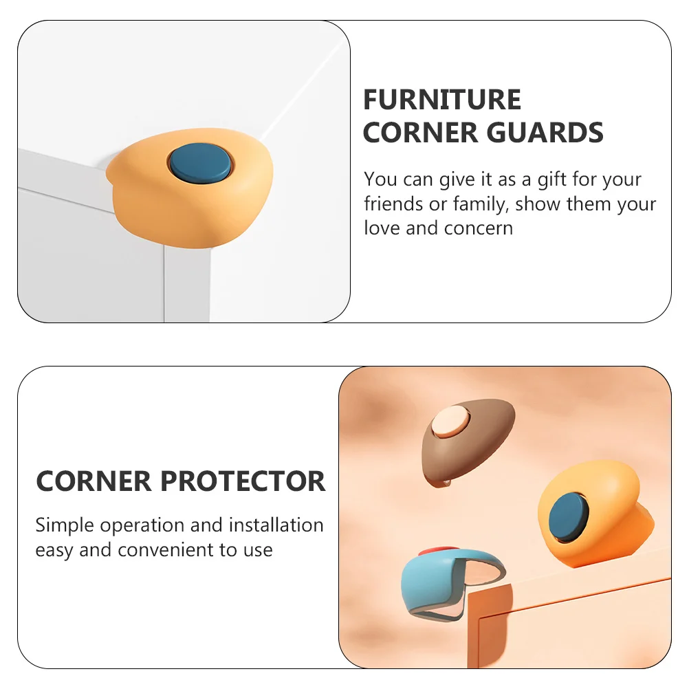 2 Buah Pelindung Sudut Silikon untuk Perlindungan Tepi Furnitur Anak-anak Penutup Pengaman Meja untuk Penggunaan di Rumah