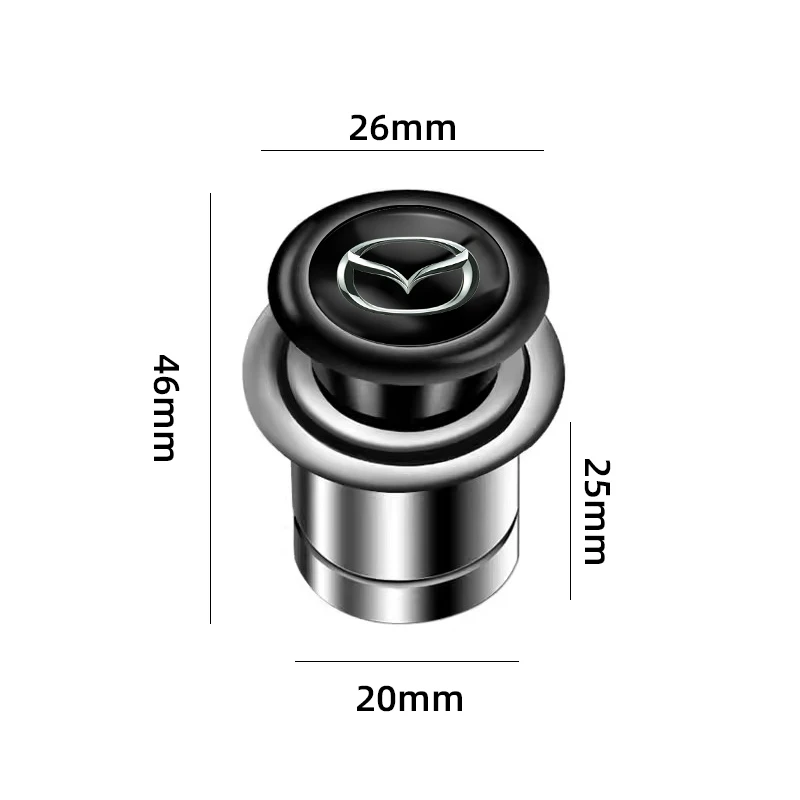 Auto Car Windproof Flameless Cigarette Lighter Power Socket For Mazda 3 6 BL BM GJ CX3 CX-5 CX5 KE KF CX7 CX9 MX5